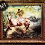 Horse girl rug code A65